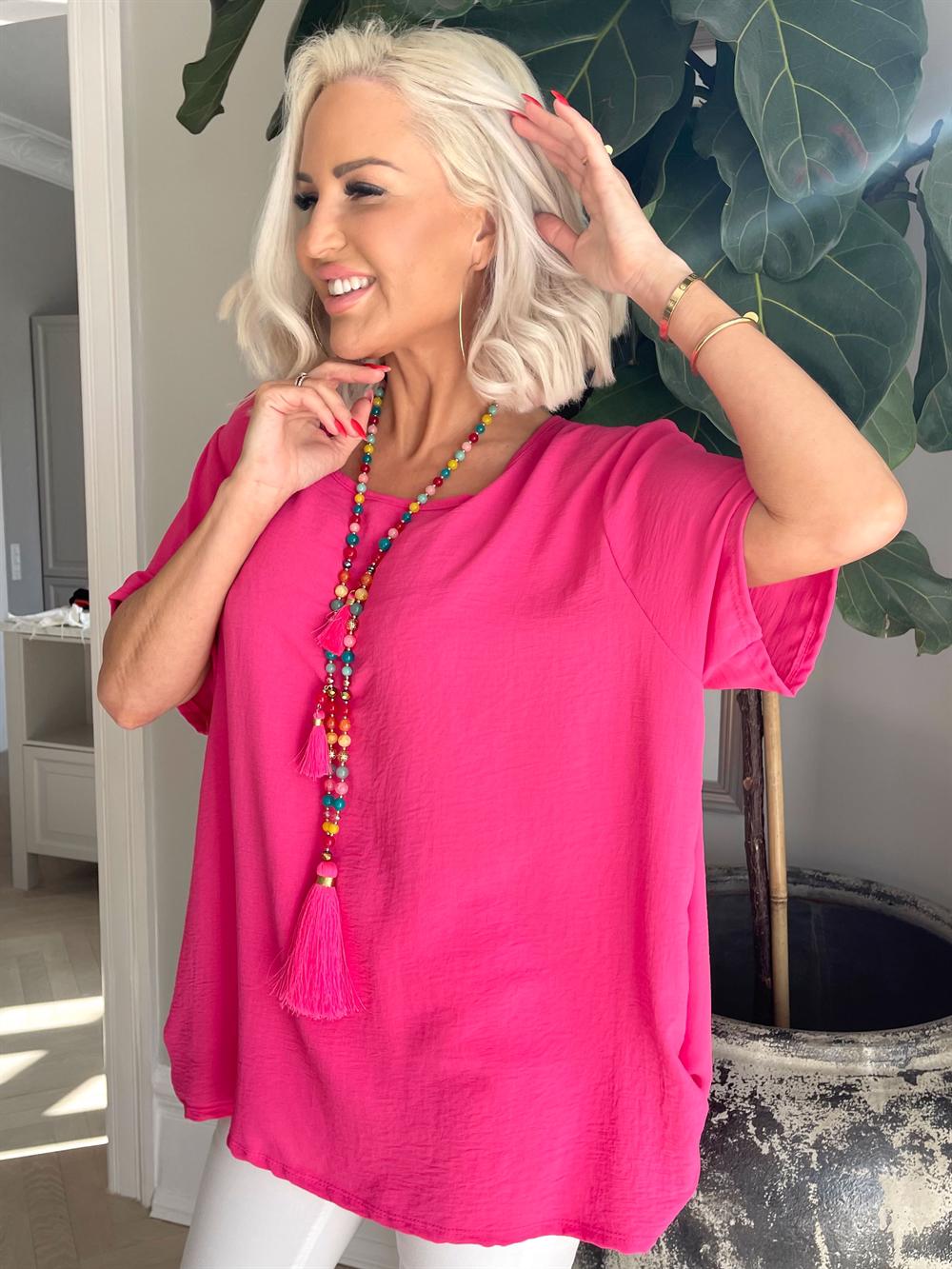 Piana - Kortærmet bluse